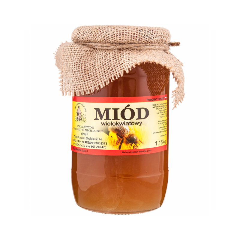 Miód wielokwiatowy 1,10kg