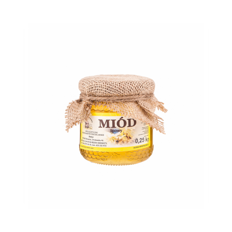 Miód lipowy 0,25kg