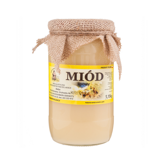 Miód lipowy kremowy 1,10kg