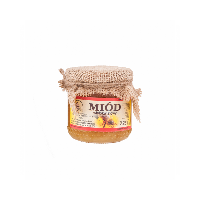 Miód wielokwiatowy 0,25kg